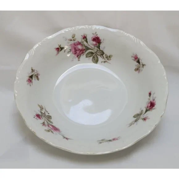Vintage Fine China Japan - Royal Rose - Serving Vegetable Bowl 9 Inches Round - Picture 1 of 9